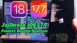 Jailbeak iPhoneiPad iOS 18177  iOS 15 use Palen1X RootlessRootful got successful for on Widows [upl. by Eada]