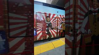 San Diego Trolley Getting ready for San Diego ComicCon sandiego sandiegocomiccon [upl. by Atenek]