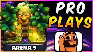 Pro Player SPEEDRUNS Arena 9 in Clash Royale [upl. by Johansen]