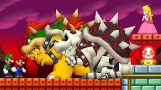 New Super Mario Bros DS HD  All Castles [upl. by Magnus796]