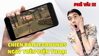 CHIẾN BATTLEGROUNDS NGAY TRÊN ĐIỆN THOẠI  CrisDevilGamer Free Fire Battlegrounds [upl. by Gennaro]