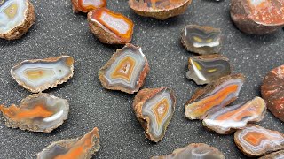 Cutting Malawi Agates for 40 Minutes [upl. by Wilber]