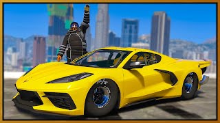 GTA 5 Roleplay  Monster 2000HP Drag Corvette DESTROYS Cops  RedlineRP [upl. by Yarrum584]