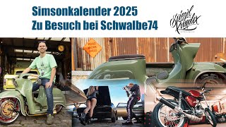 Simsonkalender 2025  Shooting mit Schwalbe74 [upl. by Thetisa]