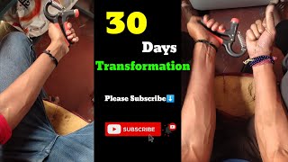 30 Days Hand Gripper Challenge  Forearm Workout Hand Gripper  30 Days Forearm Transformation [upl. by Vassaux]