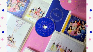 unboxing loona 이달의 소녀 hula hoopstarseed 〜カクセイ〜 albums limited A B regular ver [upl. by Adnorrehs]