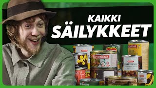 Testataan kaupan kaikki säilykkeet [upl. by Tenahs]