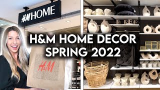 HampM HOME SHOP WITH ME  HAUL SPRING 2022  NEW HOME DECOR [upl. by Ashwin]