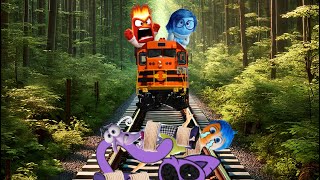 POV Anger crashes with the train  Inside Out 2 🚃😱😲 [upl. by Josephine]