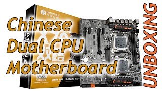 HUANAN X79 Dual CPU Motherboard Unboxing [upl. by Asha]