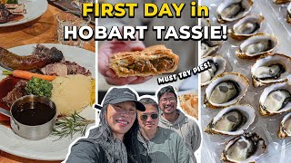 FIRST DAY in TASMANIA Australia Family Travel Vlog Things to Eat See amp Do in Hobart 2024 [upl. by Neeuq224]