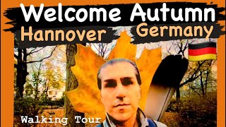 Hannover Germany 🇩🇪 welcome autumn🍂 🍁walking tour vlog [upl. by Eward]