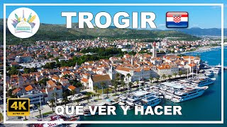 Qué ver en Trogir Croacia 🇭🇷  Guía de viaje 4K [upl. by Sset]