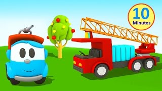 Cartoni Animati per bambini  Compilation di Leo il Camion Curioso Coloriamo insieme [upl. by Moyer]