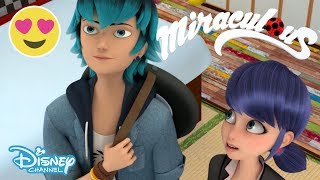 Miraculous Ladybug  Marinette Meet Luka 😍 Season 2 Sneak Peek  Official Disney Channel UK [upl. by Alien312]