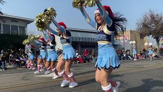 Monache High School Cheer  Porterville Christmas Parade 1142021 [upl. by Junius]