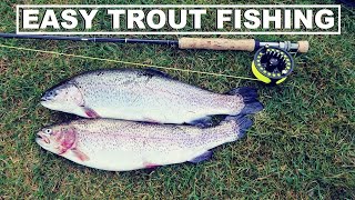 57 Fly Fishing Squirmy Worm Apps Bloodworm  Pennine Trout Fishery [upl. by Eberly]