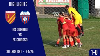 AS Comano VS FC Chiasso 3a Lega GR1 2425 [upl. by Popper]