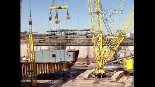 Maersk Ship Building in Denmark Part 1 [upl. by Llerdna]