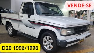 VENDESECHEVROLET D20 COMPLETA 1996 1996 AR CONDICIONADO DIREÇÃO VIDRO ELÉTRICO ACEITA TROCAD20 [upl. by Edaj]