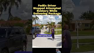 This Fedex Driver Deserve A Medal For What He Just Did [upl. by Imugem]