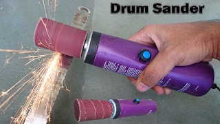 How to Make a Drum Sander at home [upl. by Brannon]