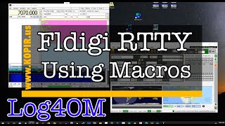 Using Macros With Fldigi and RTTYPart III [upl. by Leanahtan967]