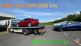 Bilan des 200 000 km en Tesla Model 3  Spoiler alert  ça fini mal 🥵 [upl. by Anelagna446]