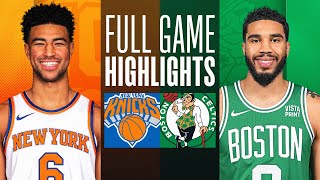 KNICKS at CELTICS  NBA PRESEASON FULL GAME HIGHLIGHTS  October 17 2023 [upl. by Carnes]