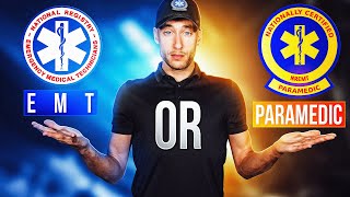 Should You Become an EMT or Paramedic  EMT School VS Paramedic School [upl. by Ellehcin]