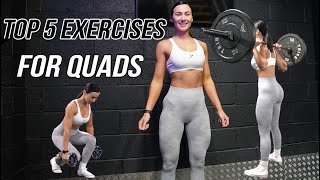 5 best exercises to grow your quads techniques explained [upl. by Corwun905]