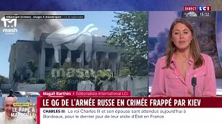 Le QG de larmée russe en Crimée frappé par lUkraine [upl. by Zoila]