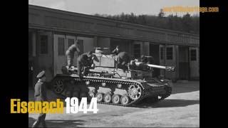 Eisenach 1944  Wehrmacht  Panzertruppen  Exerzieren [upl. by Louanna]