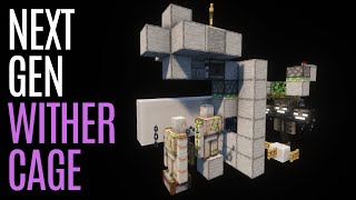 Next Generation Bedrockless Wither Cage  Minecraft  Java 1171182 [upl. by Vallo955]