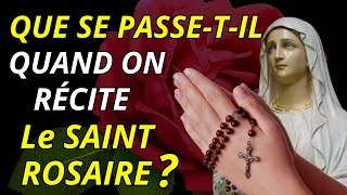 Peutêtre ne le saistu pas mais quand tu récites le Chapelet il se passe que [upl. by Yorker]