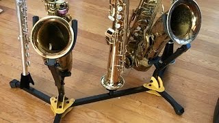 Hercules Sax Stand UnBoxing Jan 2017 [upl. by Anelrac]