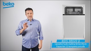 Beko BDIS 38020 Q Mašina za pranje sudova [upl. by Nickey]