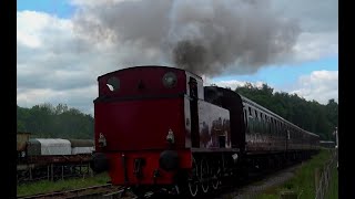 Peak Rail CATHRYN running a service to Matlock 4K [upl. by Cohl471]