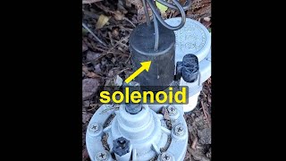 Replacing sprinkler valve solenoids for Irritrol Richdel Lawn Genie Shorts [upl. by Kiernan]