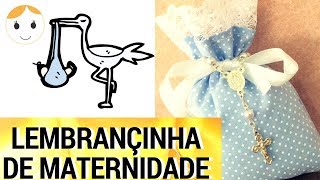 COMO FAZER LEMBRANCINHA DE MATERNIDADE PARA MENINO DRICA TV [upl. by Brindle]