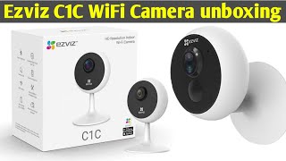 HIKvision EZViz C1C Indoor wifi camera unboxing and features [upl. by Anan]