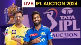 IPL Auction 2024 Live Watch live auction from Dubai  Sold amp Unsold Players [upl. by Juni796]