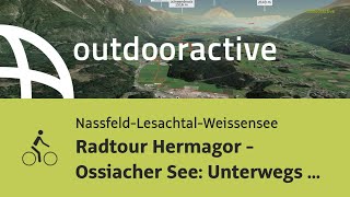 Radtour in der Naturarena Kärnten Radtour Hermagor  Ossiacher See Unterwegs am Gailtal Radweg [upl. by Giarc465]