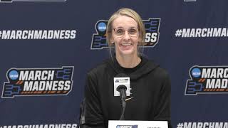 Vandy WBB  NCAA First Four Coach Ralph Press Conference  March 19 [upl. by Wehtta]