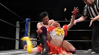 Japanese female wrestlers submissions  Intergender wrestling32 [upl. by Nadnarb]