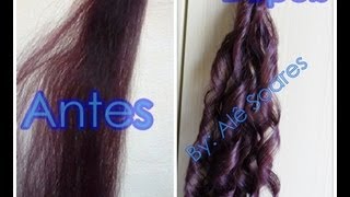 Babyliss em Cabelo Sintético  Parte 1  Por Alê Soares [upl. by Rodrique840]