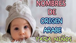 Nombres para niños de origen Árabe [upl. by Sabec]