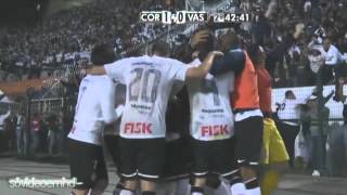 Corinthians 1 x 0 Vasco  Gol de Paulinho  Narração Nilson César  Libertadores [upl. by Aivle186]