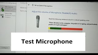 how to test a microphone working or not sound recording or not [upl. by Nafets]