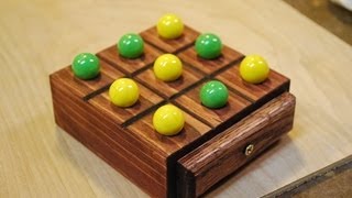 How to Make a Marble TicTacToe Board woodloggercom [upl. by Antonie859]